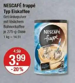 V Markt NESCAFÉ frappé Typ Eiskaffee Angebot