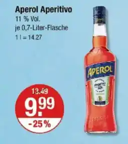 V Markt Aperol Aperitivo Angebot