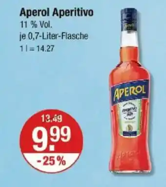 V Markt Aperol Aperitivo Angebot