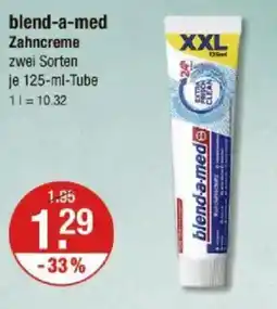 V Markt blend-a-med Zahncreme Angebot