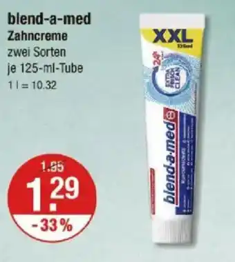 V Markt blend-a-med Zahncreme Angebot