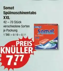 V Markt Somat Spülmaschinentabs XXL Angebot