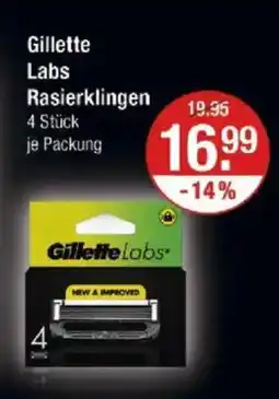 V Markt Gillette Labs Rasierklingen Angebot