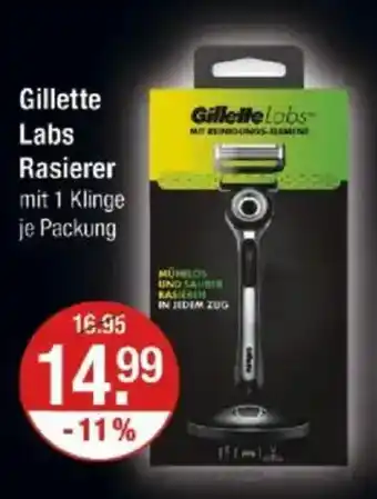V Markt Gillette Labs Rasierer Angebot