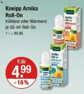 V Markt Kneipp Arnika Roll-On Angebot