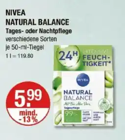 V Markt NIVEA NATURAL BALANCE Angebot