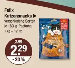V Markt Felix Katzensnacks Angebot