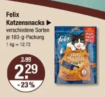 V Markt Felix Katzensnacks Angebot