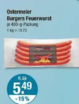 V Markt Ostermeier Burgers Feuerwurst Angebot