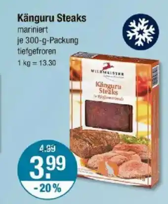 V Markt Känguru Steaks Angebot