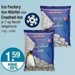 V Markt Ice Factory Ice-Würfel oder Crushed-Ice Angebot