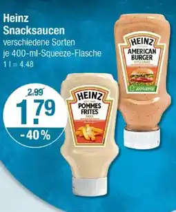 V Markt Heinz Snacksaucen Angebot