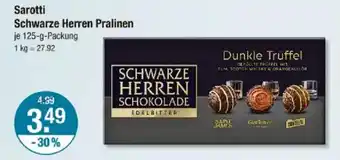 V Markt Sarotti Schwarze Herren Pralinen Angebot