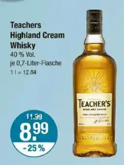 V Markt Teachers Highland Cream Whisky Angebot