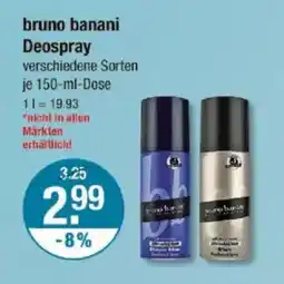 V Markt bruno banani Deospray Angebot