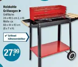 V Markt Holzkohle Grillwagen Angebot