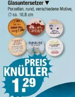V Markt Glasuntersetzer Angebot