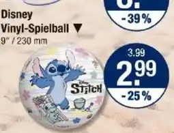 V Markt John Disney Vinyl-Spielball Angebot