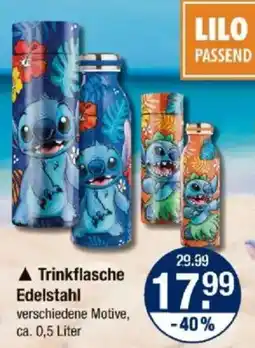 V Markt ▲ Trinkflasche Edelstahl Angebot