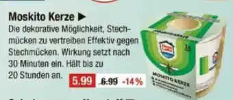 V Markt Moskito Kerze ▸ Angebot