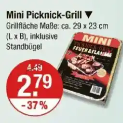 V Markt Mini Picknick-Grill Angebot