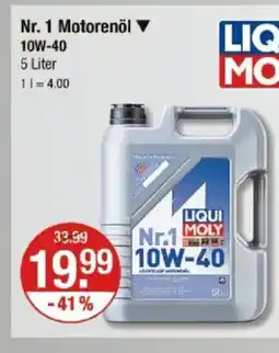 V Markt Nr. 1 Motorenöl 10W-40 Angebot