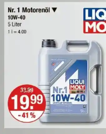 V Markt Nr. 1 Motorenöl 10W-40 Angebot