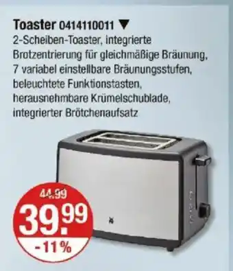 V Markt Toaster 0414110011 Angebot