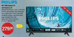 V Markt PHILIPS 40" FHD Smart-TV 40PFS6009/12 ► Angebot