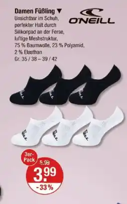 V Markt Damen Füßling Angebot