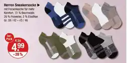 V Markt Herren Sneakersocke Angebot