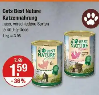 V Markt Cats Best Nature Katzennahrung Angebot