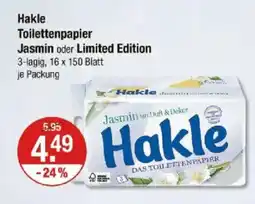 V Markt Hakle Toilettenpapier Angebot