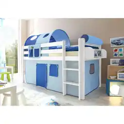 Netto Marken-Discount TiCAA Hochbett Malte Kiefer Weiß Classic Angebot