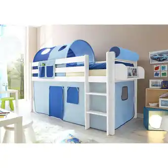 Netto Marken-Discount TiCAA Hochbett Malte Kiefer Weiß Classic Angebot