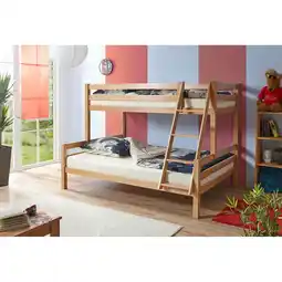 Netto Marken-Discount TiCAA Etagenbett Maxim Buche massiv Angebot