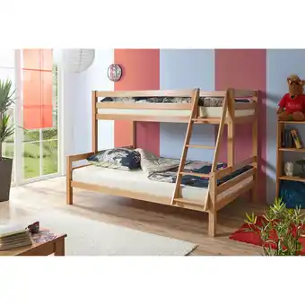 Netto Marken-Discount TiCAA Etagenbett Maxim Buche massiv Angebot