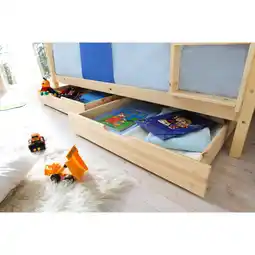 Netto Marken-Discount TiCAA Schubkasten 2er-Set Marcel Natur Angebot