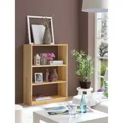 Netto Marken-Discount TiCAA Standregal Bücherregal Kiefer Natur H111cm Angebot