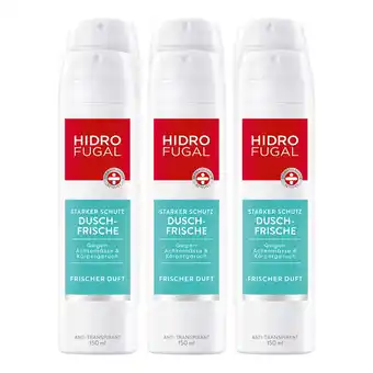 Netto Marken-Discount HIDROFUGAL Duschfrische Deo Spray 150 ml, 6er Pack Angebot
