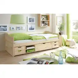 Netto Marken-Discount TiCAA Sofabett Funktionsbett Gästebett Marlies Kiefer Natur Angebot
