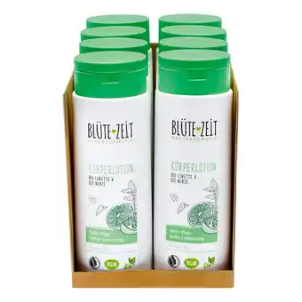 Netto Marken-Discount BLÜTE-ZEIT Körperlotion Bio-Limette & Bio-Minze 250 ml, 8er Pack Angebot