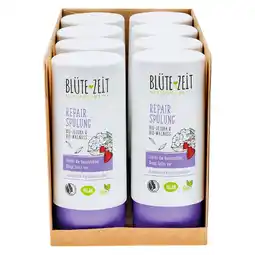 Netto Marken-Discount BLÜTE-ZEIT Repair Spülung Bio-Walnuss 200 ml, 8er Pack Angebot