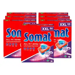 Netto Marken-Discount Somat Geschirrreiniger Tabs All in 1 54 Stück, 7er Pack Angebot