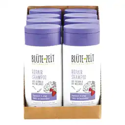 Netto Marken-Discount BLÜTE-ZEIT Repair Shampoo Bio-Walnuss 200 ml, 8er Pack Angebot