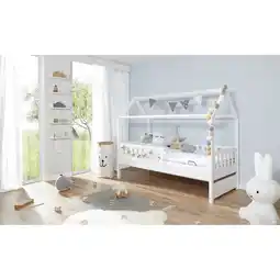 Netto Marken-Discount TiCAA Hausbett Traumhaus Kiefer Weiß Angebot