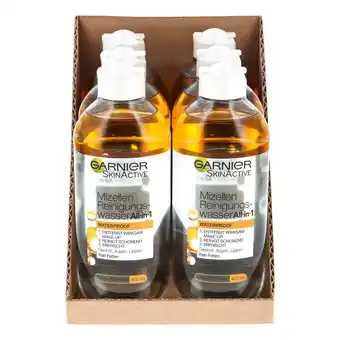 Netto Marken-Discount Garnier Skin Active Mizellen Reinigungswasser All-in-1 400 ml, 6er Pack Angebot