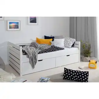 Netto Marken-Discount TiCAA Sofabett Naomi inkl. 2x Schubkästen, 90x200 Angebot