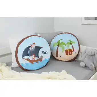 Netto Marken-Discount TiCAA Kinder Rundkissen-Set Pirat Luan Angebot