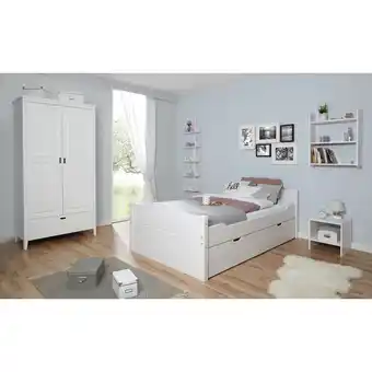 Netto Marken-Discount TiCAA Doppelbett Leni 140x200 mit 2er Schubkästen Angebot